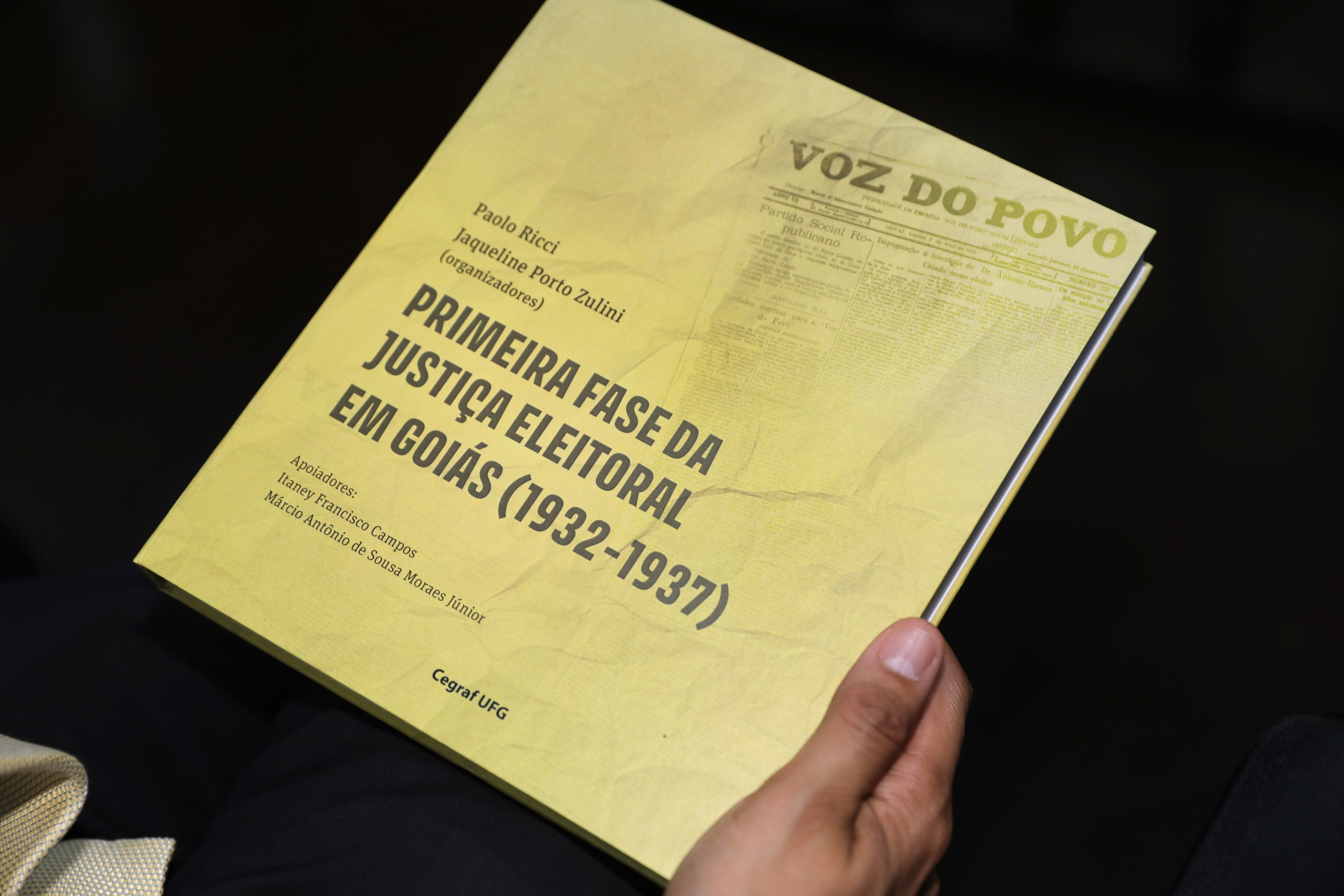 Lançamento da coletânea: Primeira fase da Justiça Eleitoral em Goiás (1932-1937)